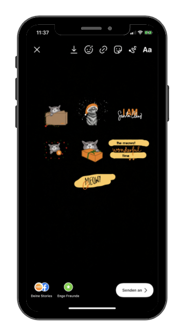 Case: Spectrum Weihnachten Sticker