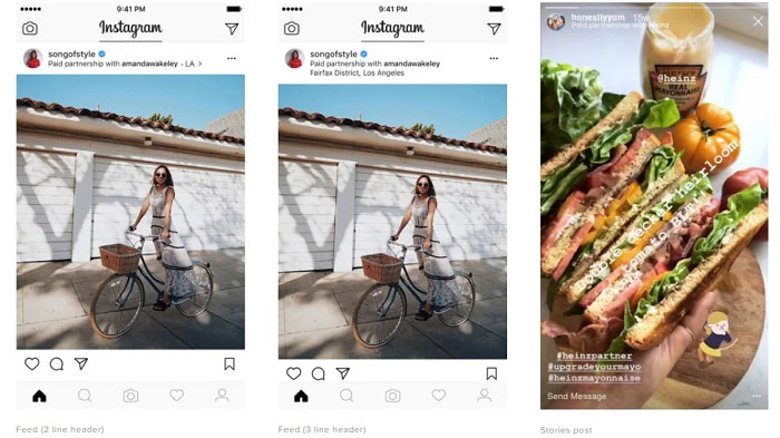 Instagram: Neues Update für Branded Content