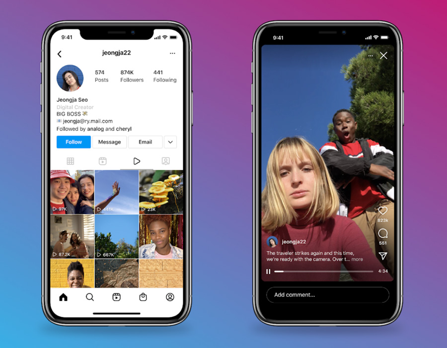 Instagram: Update für Videos und IGTV