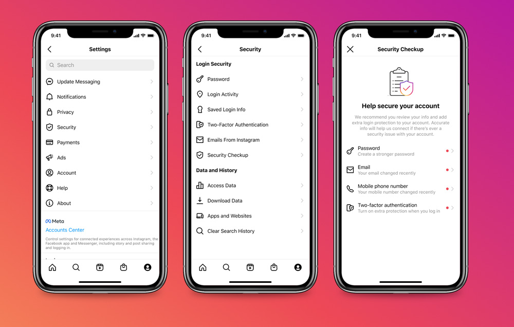Instagram: Safety First